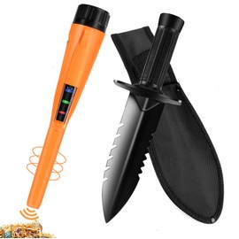 Metal Detector Pinpointer & Accessories, Waterproof Handheld Pin Pointer Wand with LED Screen, 3 Modes Metal Detecting Pinpointing Accessories