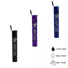 GET LOST Pre Roll Tubes - Plastic- Pack of 3 - FREE SHIPPING