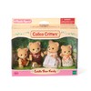 Calico Critters Cuddle Bear Family, Dolls, Dollhouse Figures, Collectible Toys