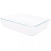Pyrex 7211 6-Cup Rectangle Glass Storage Dish w/ 7211-PC 6-Cup