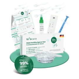 vitocare Test for Men, Discreet for Home, Fertility Test for Men, Desire for Men, Test After Vasectomy, Test for Men, Fertility
