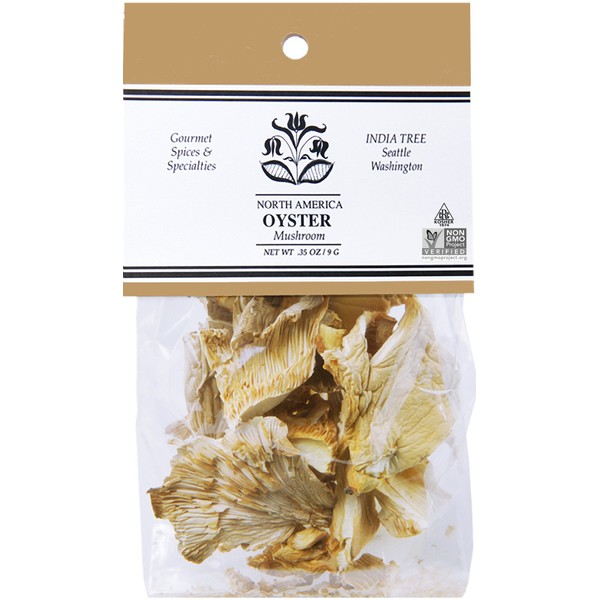 India Tree Oyster Mushrooms, .35 oz (Pack of 6)