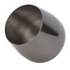 Stainless Steel Wine Glass Stemless Egg Shape 550ml Unbreakable Portable