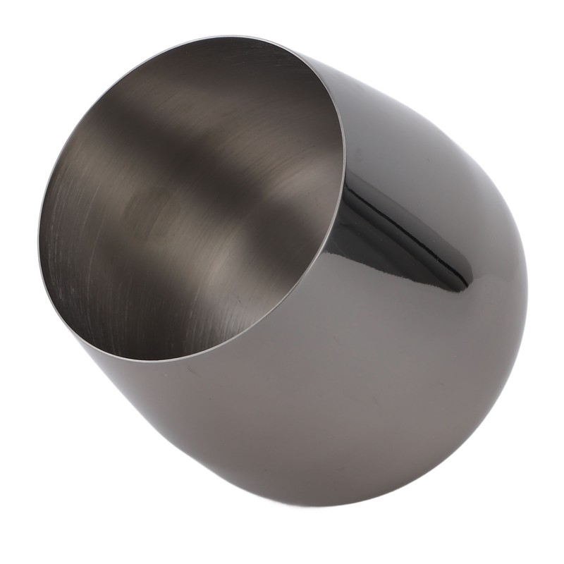 Stainless Steel Wine Glass Stemless Egg Shape 550ml Unbreakable Portable