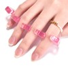 Rolabling Pedicure Toe Separators Flexible Soft Silicone Finger Toe Spacers