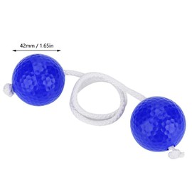 3 Pairs Ladder Golf Ball, Ladder Golf Balls Ladder Throwing Bolas Game Set, Garden Toy for Adults, Children, Toddlers (Blue)