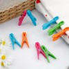 24Pcs Plastic Clothespins, Heavy Duty Laundry Clothespins, Mini Clothespins,Air-Drying Clothing