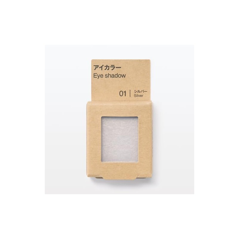 MUJI OAP65A4S Eye Color Silver 0.06 oz (1.8 g)