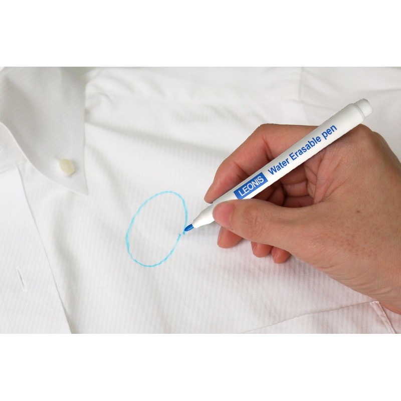 Leonis Erasable Chalk Marker Pen, Blue, Set of 5