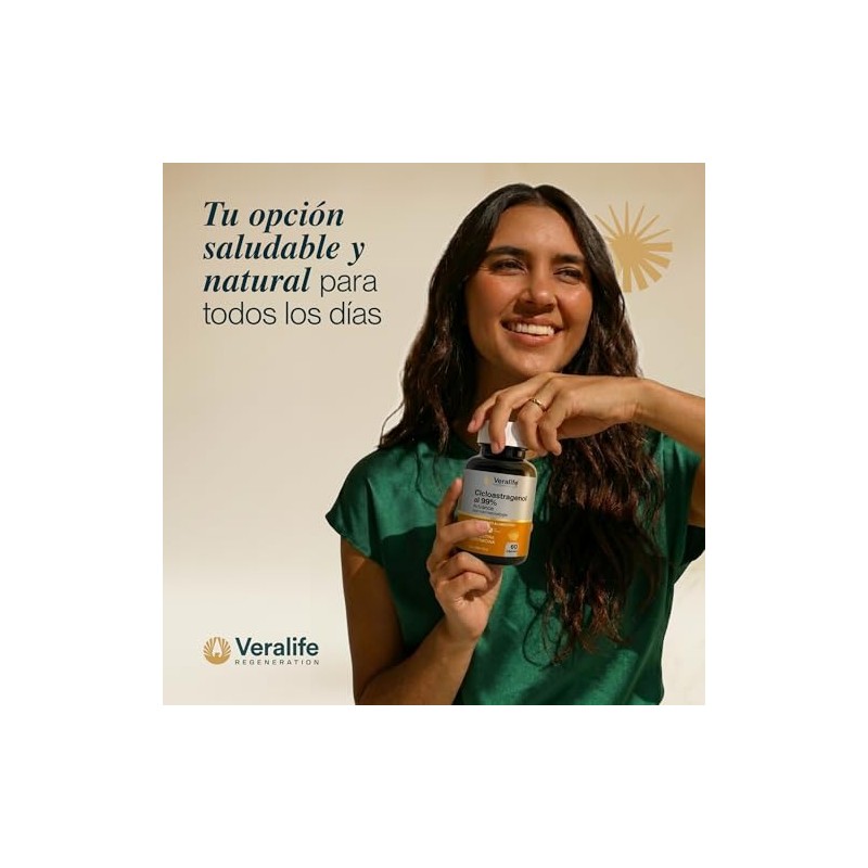 Veralife Cicloastragenol Quercetina Espermidina Capsulas Premiun Microtecnologia
