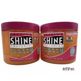 Schwarzkopf Smooth N Shine Argan Power 10 Nourishing Styling Gel 16 oz lot of 2 Schwarzkopf