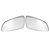 2PCS Outside Rear View Mirror Glass Left Right Self Adhesive