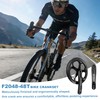 PATHGNAR Mountain Bike Crankset, 48T Charing Bike Crank Set with