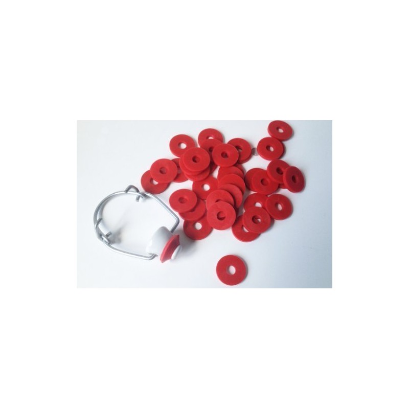 Nutley's Replacement Red Seals for Swing-Top Bottle Stoppers (Pack of