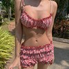 Women's Swimwear: Bikini & One-Piece for Hotel and Staycation R54 M/Red 2ea