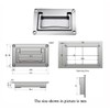 Induschoice Recessed Drawer Handle Made of Zinc Alloy Zinc Alloy