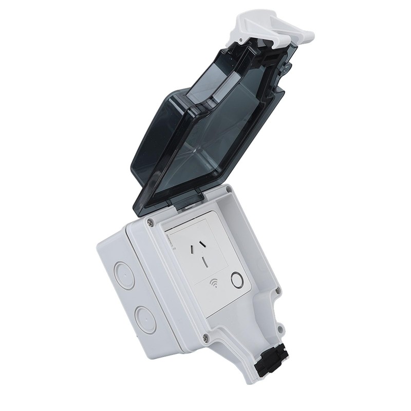 WiFi Smart Plug, IP66 Waterproof Safety Lock Hole WiFi Smart
