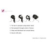 Beaute Galleria 3 Pieces Hair Donut Bun Maker Ring Style
