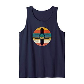 Zia Shirt Women Men New Mexico Gift Vintage Retro Zia Symbol Tank Top