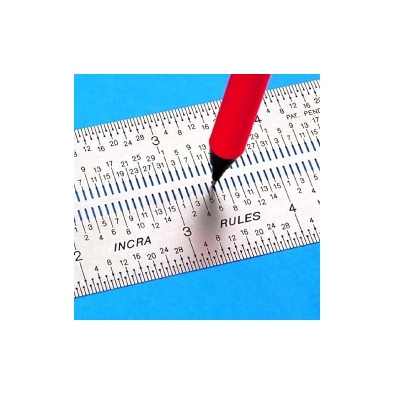INCRA RULE06 Rules Marking Rulers, 6"