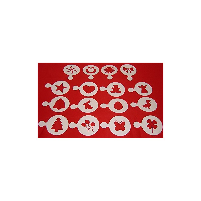 Eddingtons Set of 16 Coffee Stencils