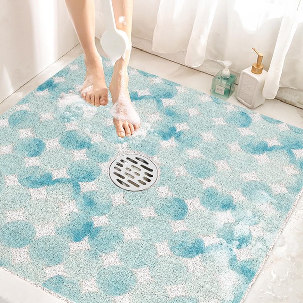 Mofonky Shower Mat Non Slip: 31 x 31 Inch Shower