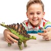 ArtCreativity Soft Stegosaurus Dinosaur Toy with Roaring Sounds, Large Soft