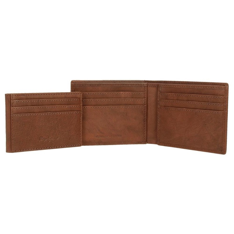 Pepe Jeans Jacket Wallet with Card Holder, One Size, brown,