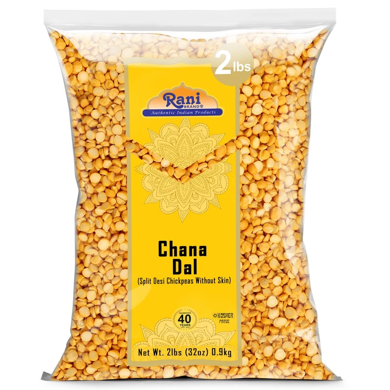 Rani Chana Dal (Split Desi Chickpeas without skin) 32oz (2lbs)