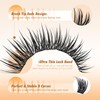 JIMIRE Volume Lash Clusters Manga Eyelash Clusters 12-20MM D Curly