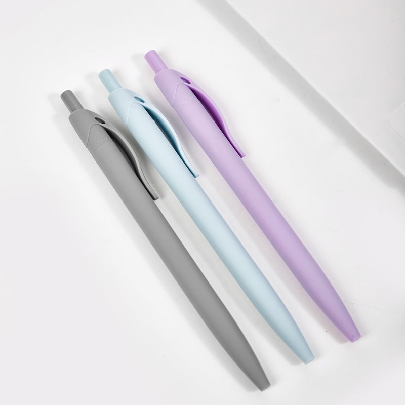 Wiaziert BallPoint Pens, 50 Pack (BLACK Ink),Bulk Pens, White Barrel,Click