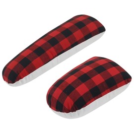 Sanseenia 2 Pack Tailors Ham and Seam Roll Set, Sleeve Pressing Ham, Tailors Ham Ironing Tool for Ironing, Darts, Collar, Long Seam