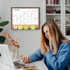 Calendar Whiteboard for Wall, 17x13 Inches White Board Calendar Dry