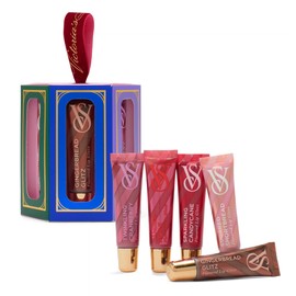 Victorias Secret Lip Gloss Gift Set, Flavor Favorites, Flavored Lip Gloss Set for Women, Includes 5 Lip Glosses                                       