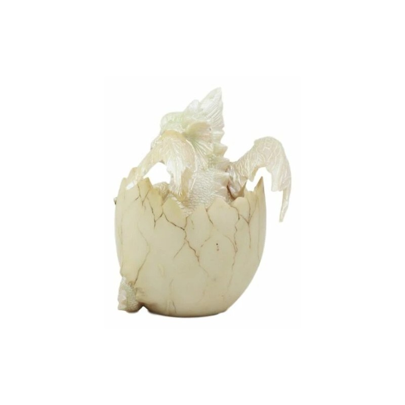 Ebros April Birthstone Dragon Egg Statue Diamond Gem Birthday Dragon