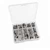 Fishing Crimp Sleeves 300pcs Silver 7 Sizes Leader Wire Crimp