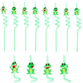 Passover Frog Straw. 12 Straws for Pesach Seder Table decorations with ten Plagues Theme