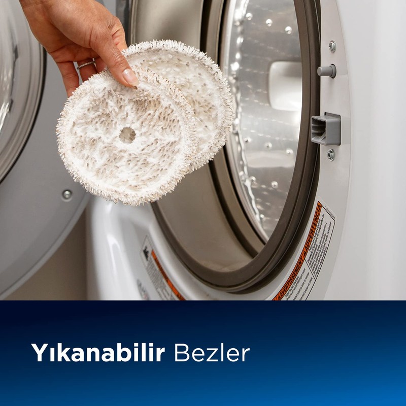 Bissell 2138 Spinwave Scrubby Pads, 4 Stück