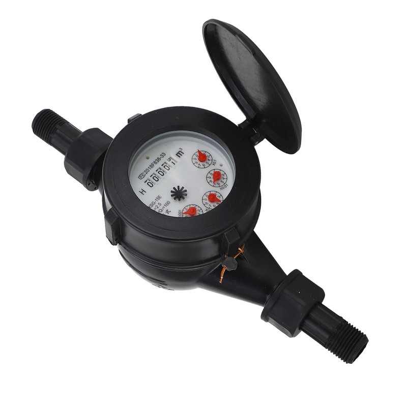 MUNEFE DN15 Water Meter, Water Meter Dry Flow, Cubic Water