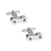 FFangBox,2 Pcs Cufflinks Bike Chain Cuff Links Copper Cuff Pins