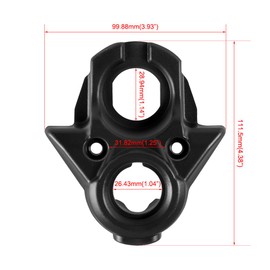 Sur Ron Ignition Key Switch Cover for Surron Motorcycle Ignition Mount Plate CNC Key Version Lock Cylinder Cover for Light Bee Sur Ron S/X/LBX / X160 / X260 Dirt Bike Black