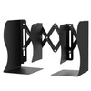 Hossejoy Adjustable Bookends, Heavy Duty Metal Book Ends, Expandable Bookcase