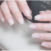 COSMOO- Esmalte de uñas de secado rápido blanco lechoso de