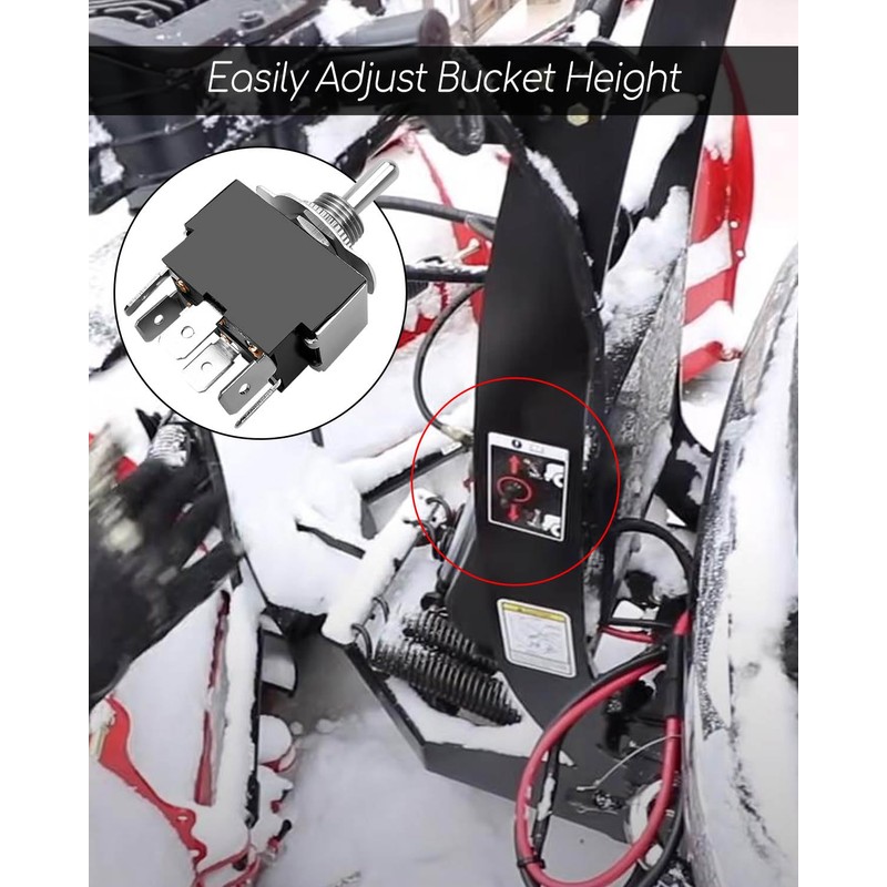 GUZIKO Double Reset Snow Plow Switch Fit for Boss Boot