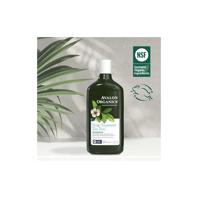 Avalon Organics - Shampoo Con Árbol de Té 352ml