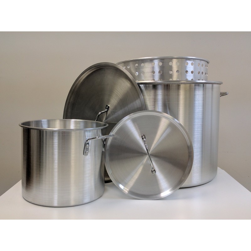 Professional Grade 80 Quart All Purpose Boiling Pot with Basket