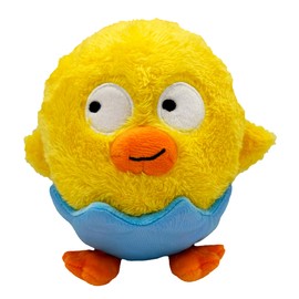Huxley & Kent for Dogs | Chick-a-Dee (Small) | Easter Spring Power Plush Dog Toy with Squeaker | Funny Dog Toy | Cute Dog Toy | H&K Squeaky Dog Toy