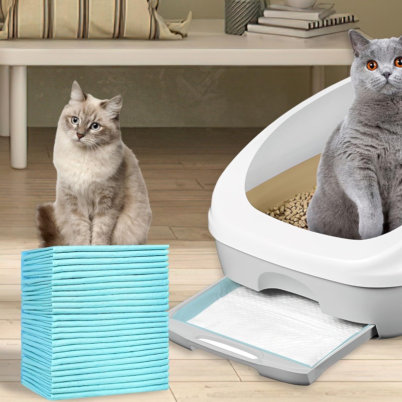 Cat Pee Pad for Breeze Systems,100 Count Super Absorbent Leak-Proof