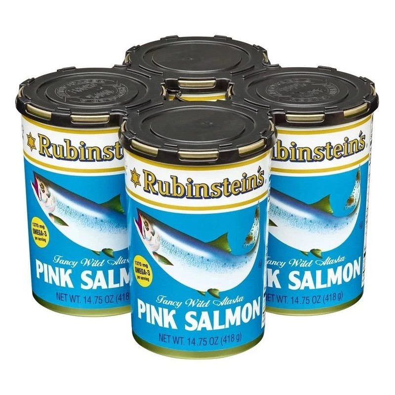 Rubinstein's Fancy Wild Alaska Pink Salmon 14.75 oz., 4 pk.