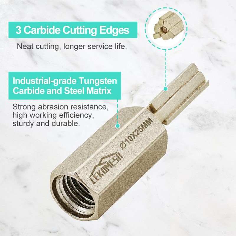 LEKOMESH Carbide Joint Cutter 10 mm - Mortar Hook Drill